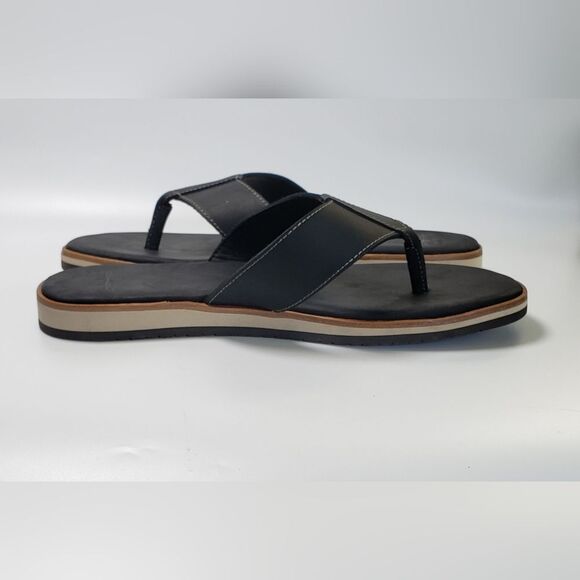 Warfield & Grand Men's Leather Sandals Flip flops Size 9 - Picture 4 of 10